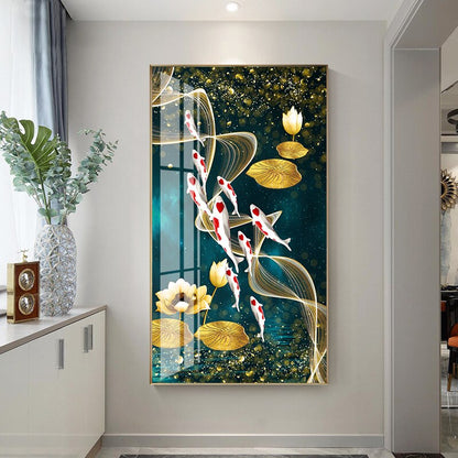 CORX Designs - Nine Koi Fish Canvas Art - Review