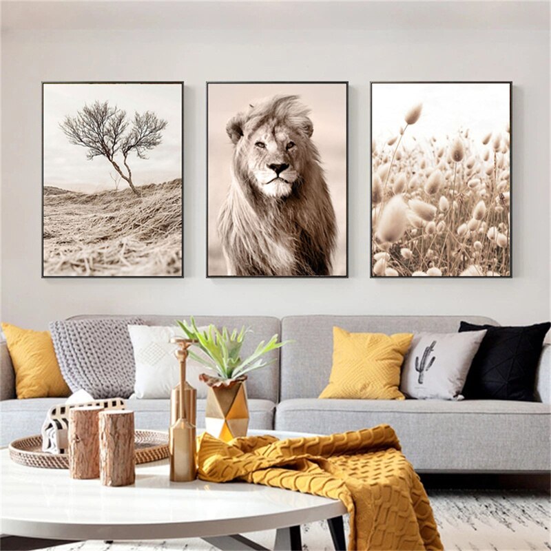 CORX Designs - Grassland Lion Dandelion Canvas Art - Review