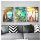 CORX Designs - Beach Surfboard Coconut Tree Hammock Canvas Art - Review