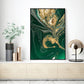 CORX Designs - Sparkly Green Gold Foil Canvas Art - Review