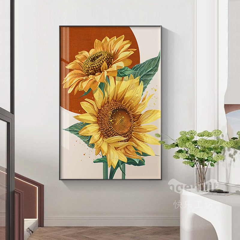 CORX Designs - Orange Flower Canvas Art - Review