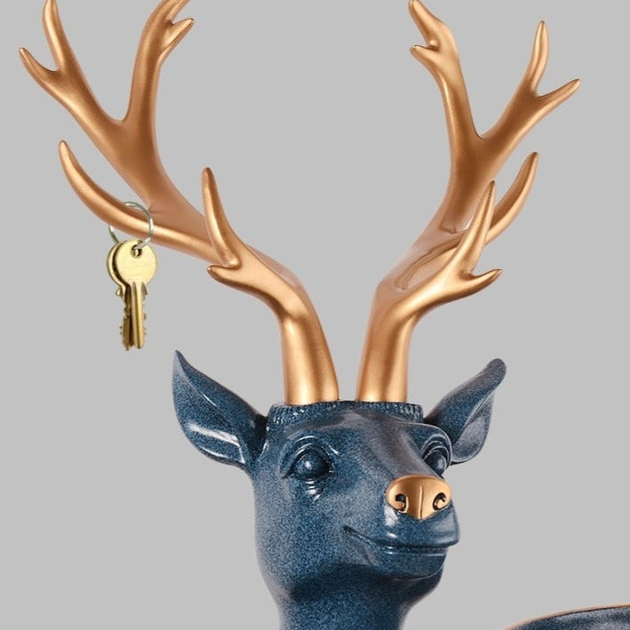 CORX Designs - Gentleman Deer Statue With Tray and Tissue Storage - Review