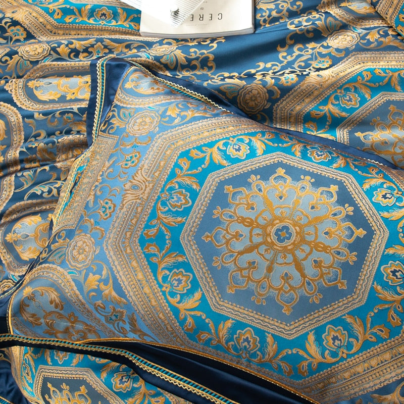 CORX Designs - Kumari Luxurious Silk Jacquard Duvet Cover Bedding Set - Review