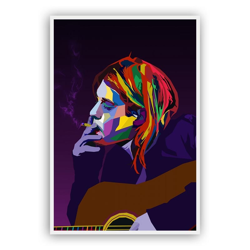 CORX Designs - Kurt Cobain Anderson Paak Ariana Grande Celebrity Canvas Art - Review