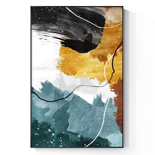 CORX Designs - Abstract Gold Foil Canvas Art - Review