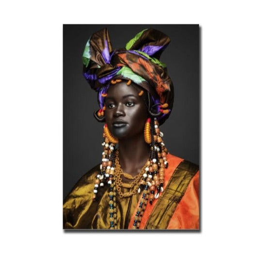 CORX Designs - African Woman with Traditional Wear Canvas Art - Review