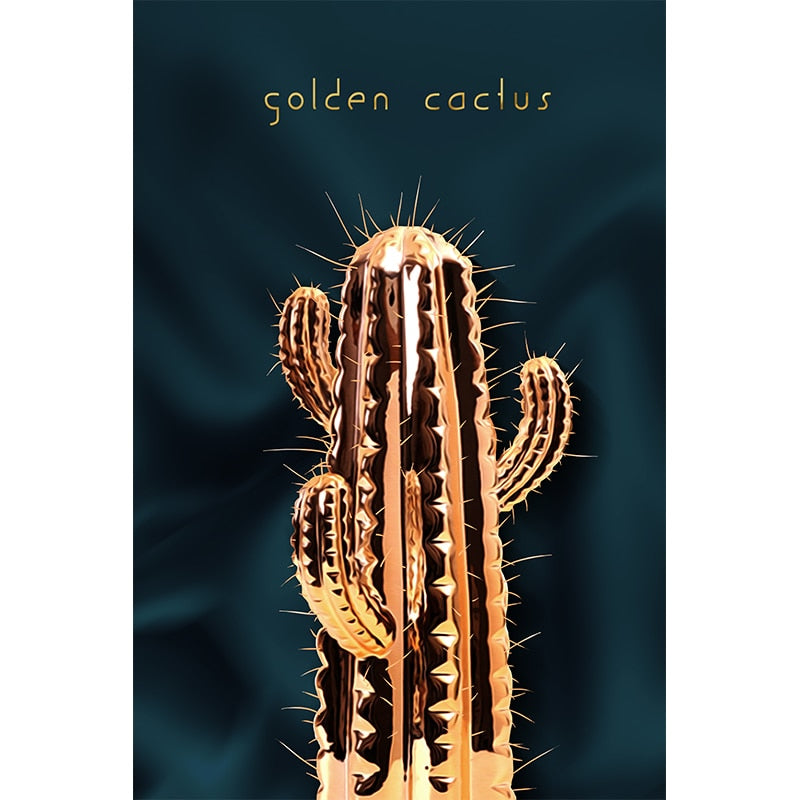 CORX Designs - Golden Cactus Canvas Art - Review