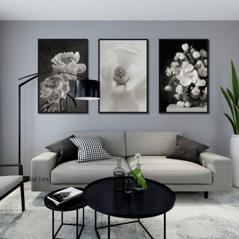 CORX Designs - Black and White Flower Canvas Art - Review