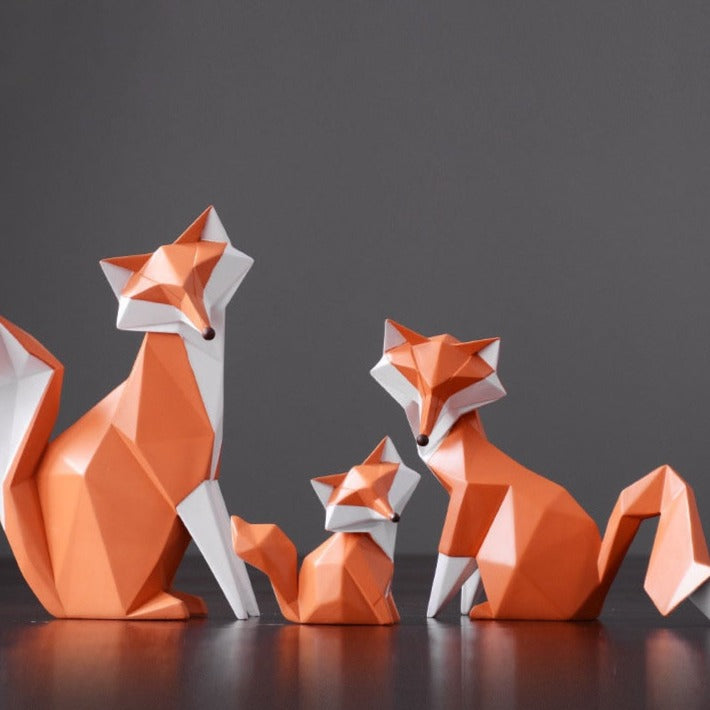CORX Designs - Geometric Orange Fox Statue - Review