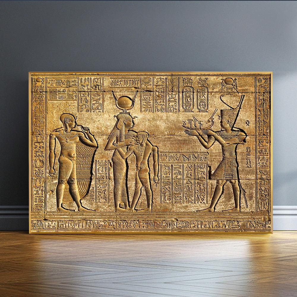 CORX Designs - Egyptian Hieroglyphs Canvas Art - Review