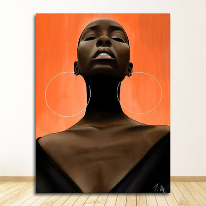 CORX Designs - African Art Black Woman Portrait Canvas - Review