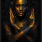 CORX Designs - African Woman Fashion Gold And Silver Canvas Art - Review
