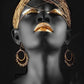 CORX Designs - African Woman Fashion Gold And Silver Canvas Art - Review