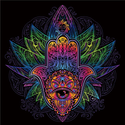 CORX Designs - Hand of Fatima Hamsa Canvas Art - Review