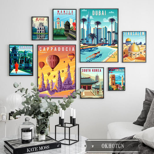 CORX Designs - Travel Cities Poster Canvas Art - Review