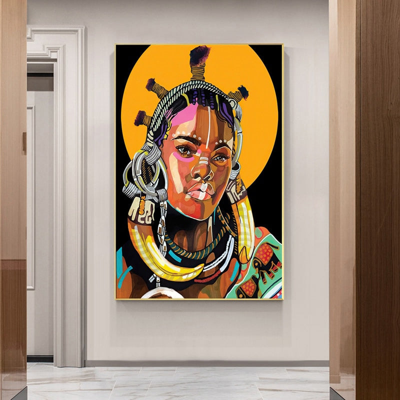 CORX Designs - African Tribal Illustration Canvas Art - Review
