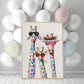 CORX Designs - Cartoon Giraffes Family Wall Art Canvas - Review