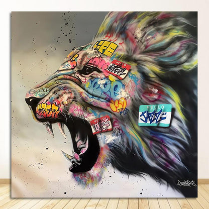 CORX Designs - Roaring Lion Graffiti Canvas Art - Review