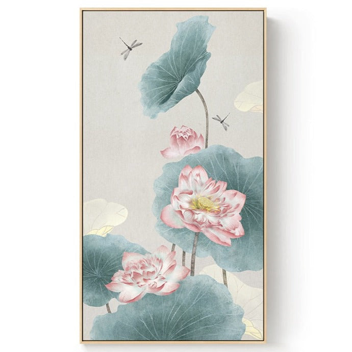 CORX Designs - Chinese Style Flower White and Blue Canvas Art - Review