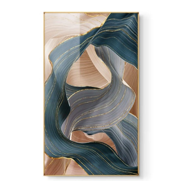 CORX Designs - Abstract Luxury Ribbon Canvas Art - Review