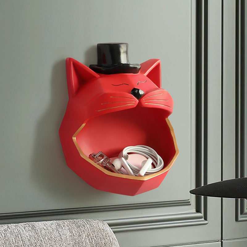 CORX Designs - Big Mouth Cool Cat Storage Wall Decor Statue - Review