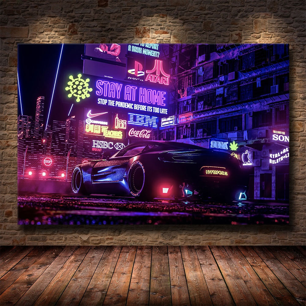 CORX Designs - Cyberpunks Series Canvas Art - Review