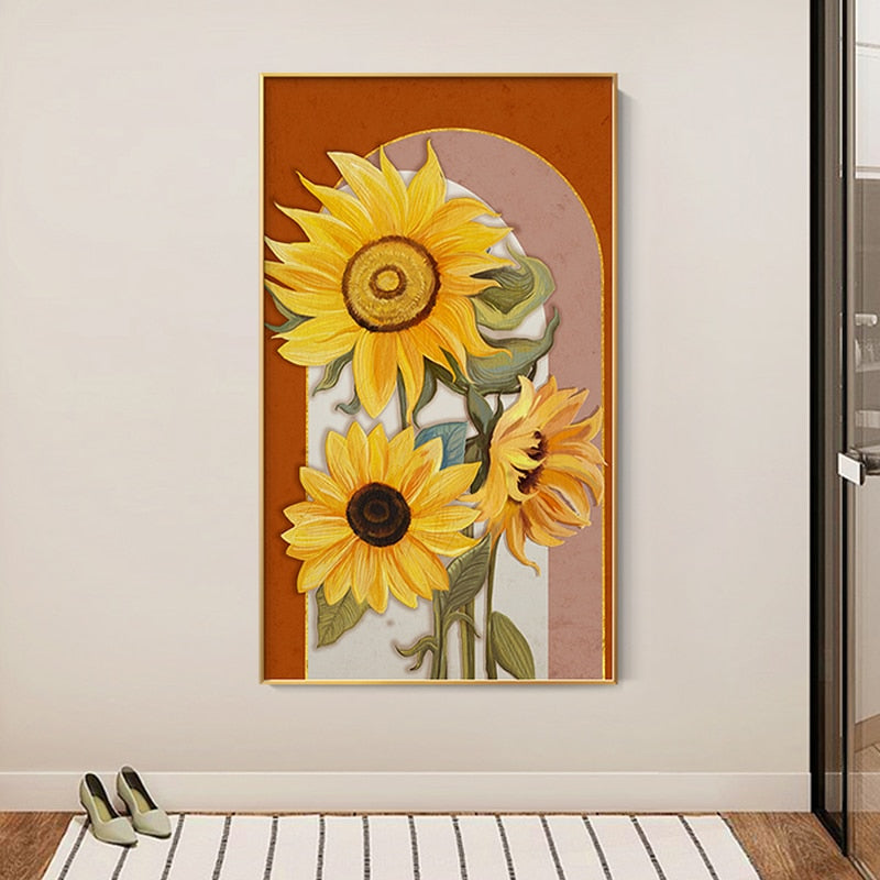 CORX Designs - Modern Flower Sunflower Canvas Art - Review