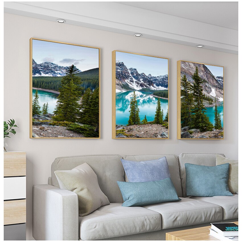 CORX Designs - Lake Forest Mountain Canvas Art - Review