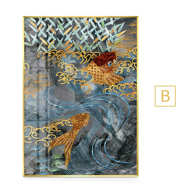 CORX Designs - Luxurious Chinese Koi Fish Canvas Art - Review