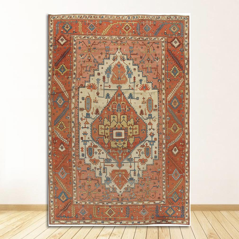 CORX Designs - Antique Persian Carpet Retro Wall Art Canvas - Review