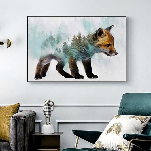 CORX Designs - Forest Bear Fox Wolf Canvas Art - Review