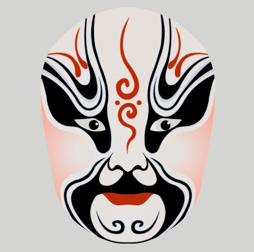 CORX Designs - Chinese Peking Opera Makeup Mask Canvas Art - Review