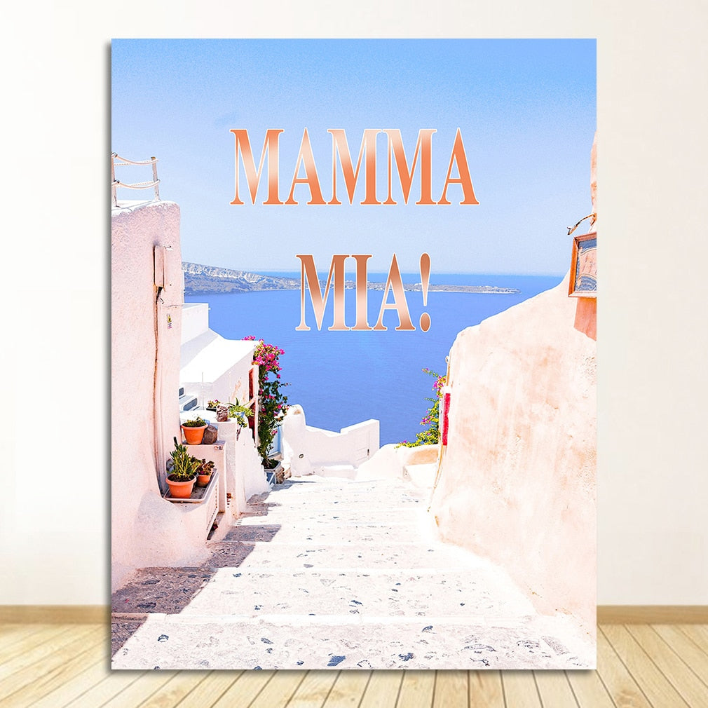 CORX Designs - Santorini Wall Art Canvas - Review