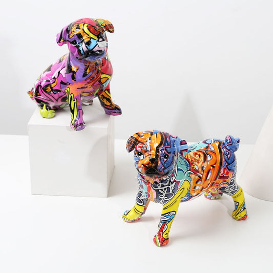 CORX Designs - Graffiti Pug Resin Statue - Review