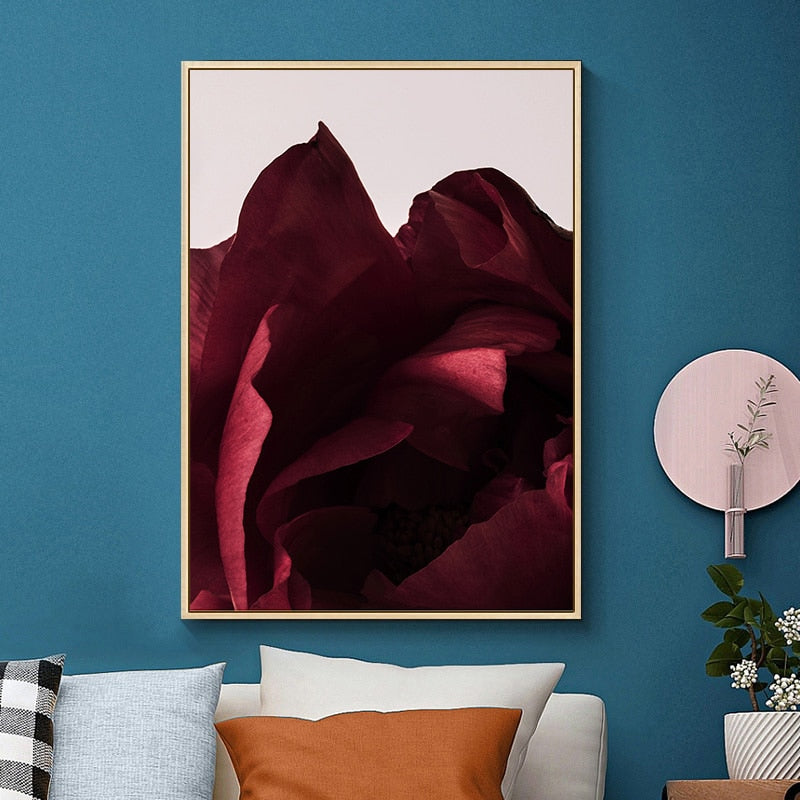 CORX Designs - Red Rose Petal Floral Canvas Art - Review