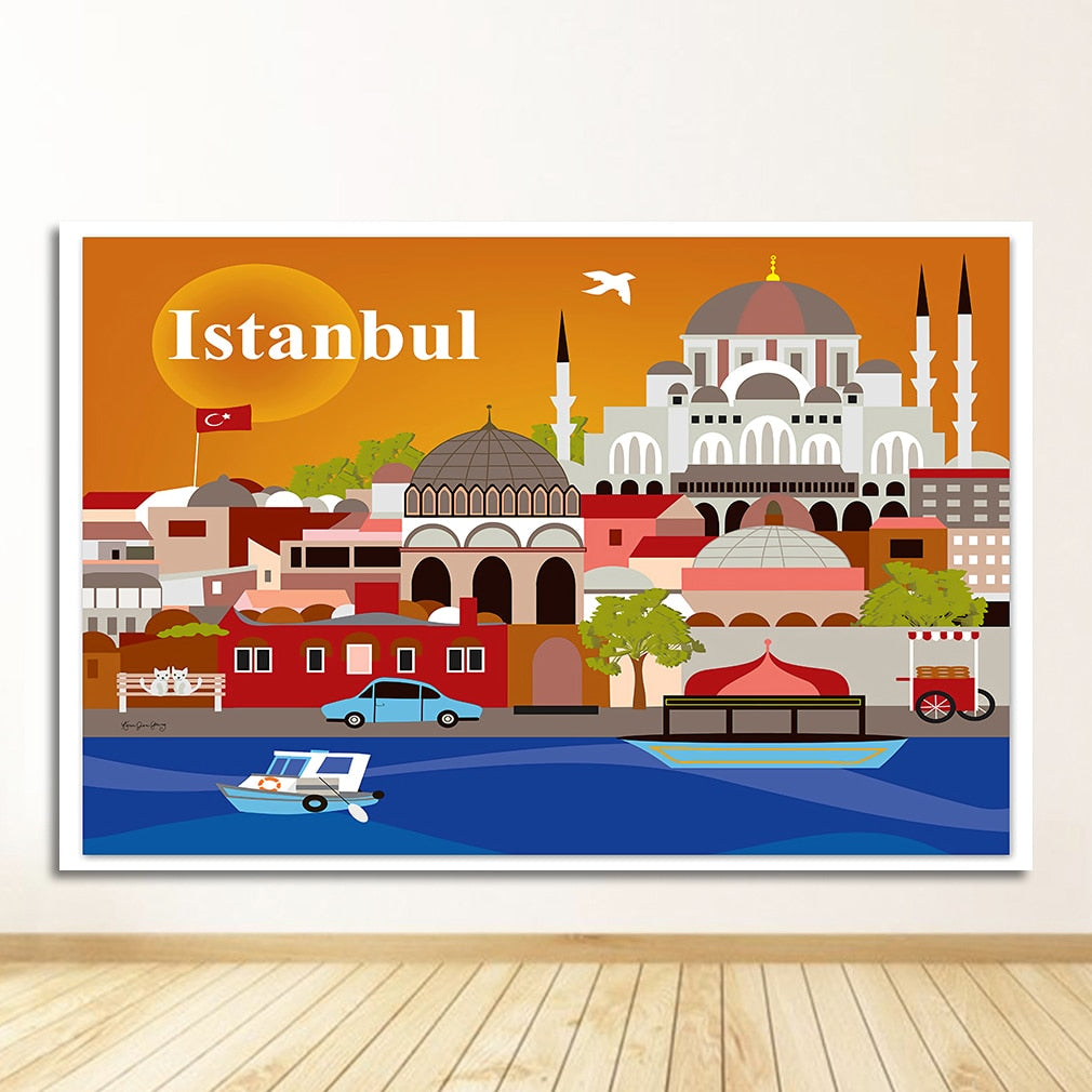 CORX Designs - Turkey Istanbul Pop Art Travel Canvas - Review