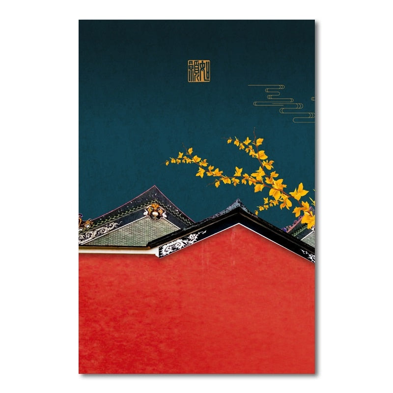 CORX Designs - Traditional Chinese Architecture Canvas Art - Review