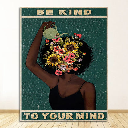CORX Designs - Be Kind To Your Mind Motivational Canvas Art - Review