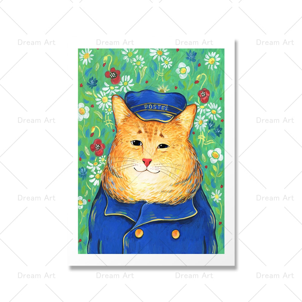 CORX Designs - Classic Artist Cat Painting Canvas Art - Review