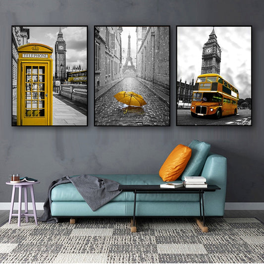 CORX Designs - London Paris City Landscape Canvas Art - Review