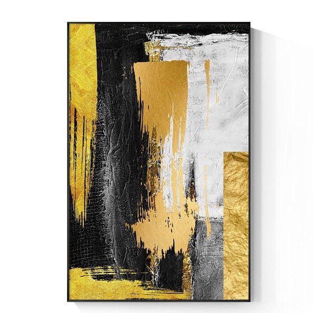 CORX Designs - Abstract Gold Foil Canvas Art - Review