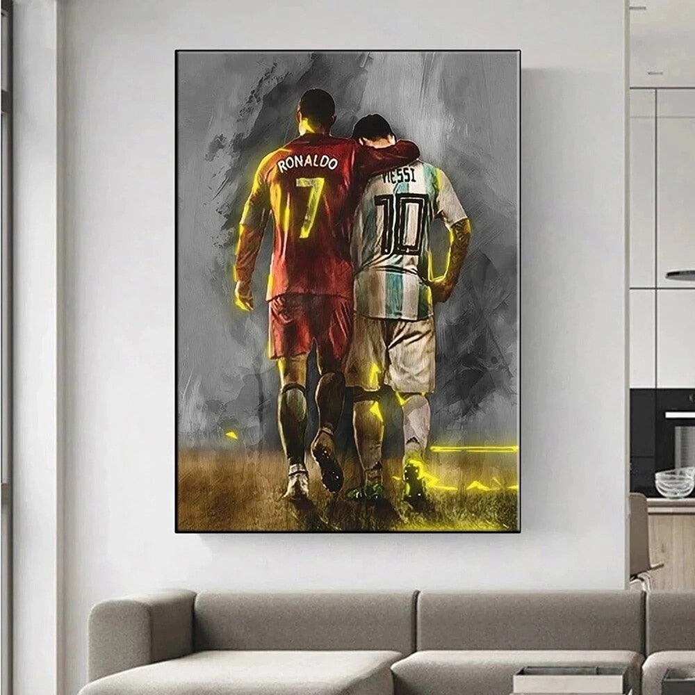 CORX Designs - Ronaldo and Messi Football Canvas Art - Review