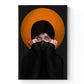 CORX Designs - Modern Girl Concealed Face with Black Cloth Canvas Art - Review