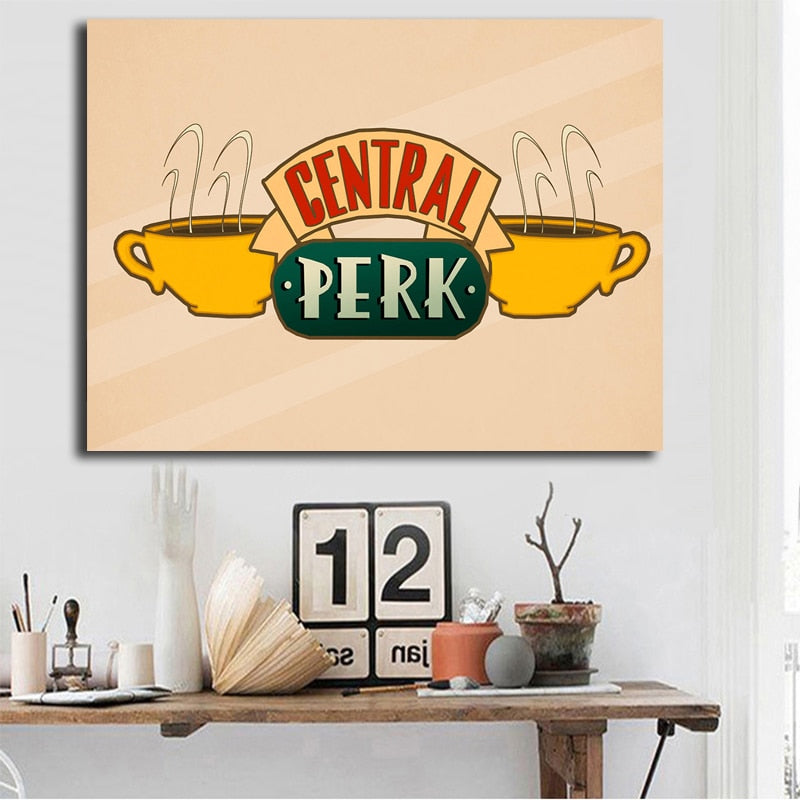 CORX Designs - Friends Poster TV Show Quote Central Perk Canvas Art - Review