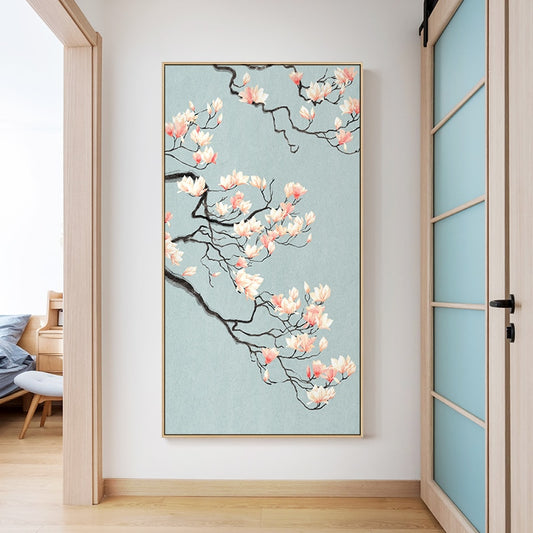CORX Designs - Chinese Style Flower White and Blue Canvas Art - Review
