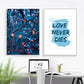 CORX Designs - Orange Flower Blue Leaf Canvas Art - Review