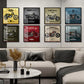 CORX Designs - Classic Motorcycle Poster Vintage Canvas Art - Review