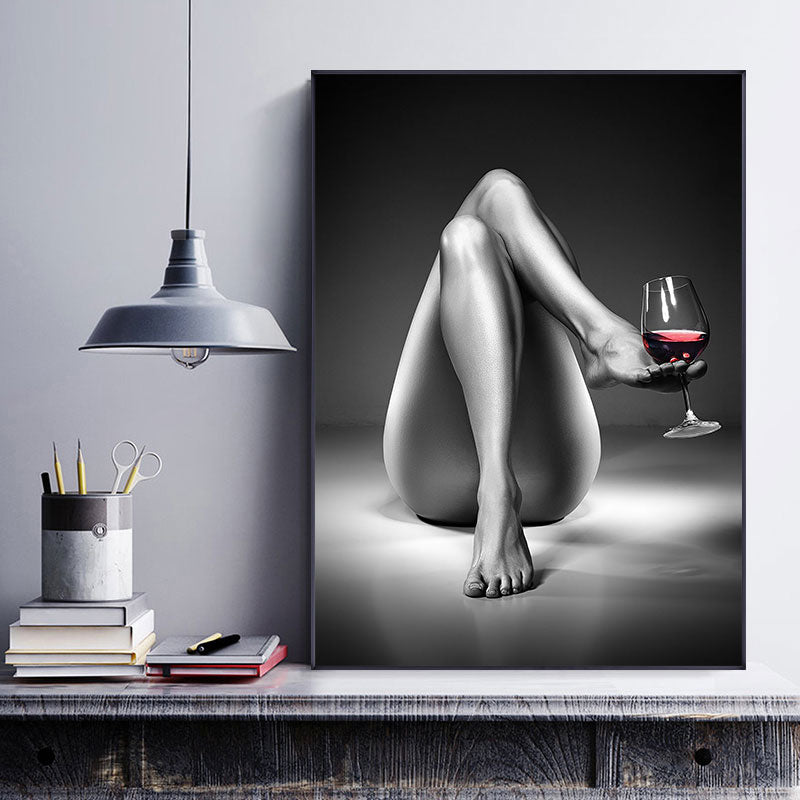 CORX Designs - Nude Woman Wine Glass Canvas Art - Review