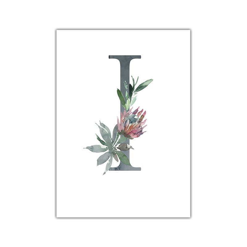 CORX Designs - Floral Letter Canvas Art - Review