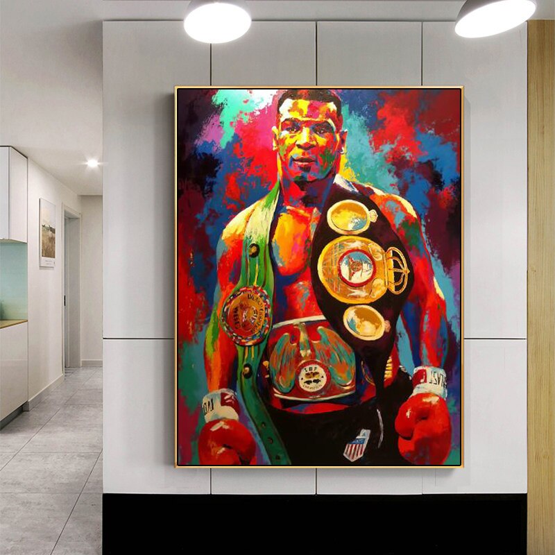 CORX Designs - Mike Tyson Street Graffiti Canvas Art - Review